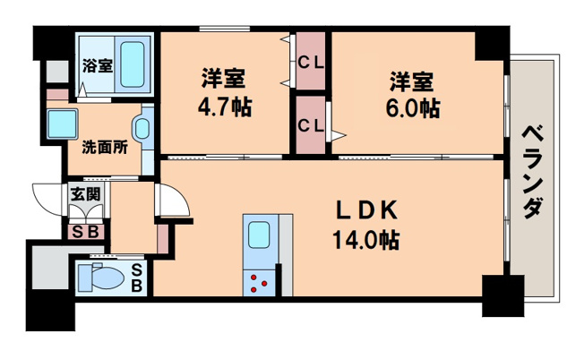 【間取り】 | ナチュール天王寺