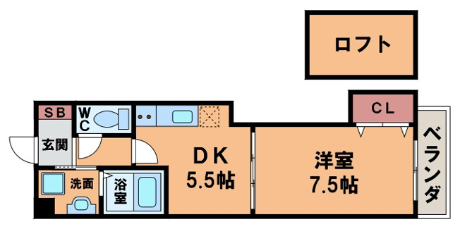 【間取り】 | ブルージュ天王寺