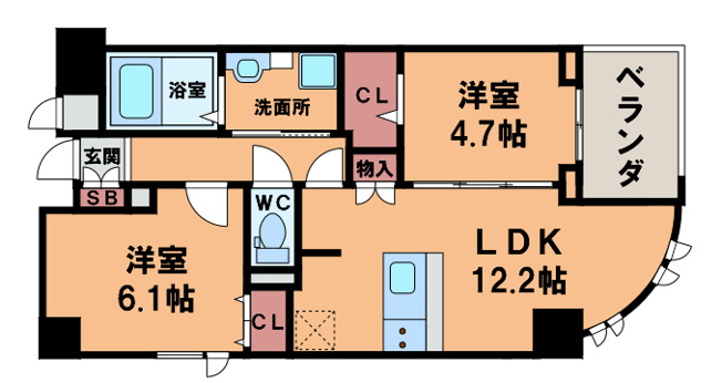 【間取り】 | ナチュール天王寺
