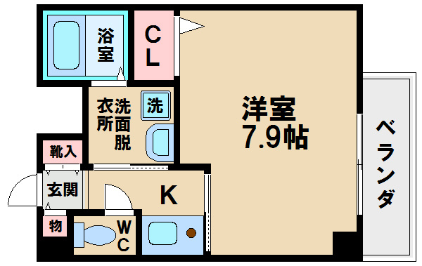 【間取り】 | ラシーヌ天王寺