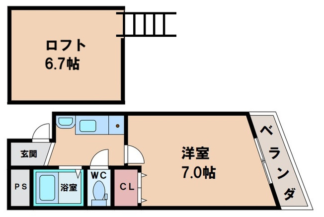 【間取り】 | アヴェニール寺田町