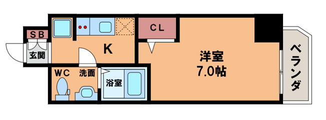 【間取り】 | ラシュレエグゼ天王寺