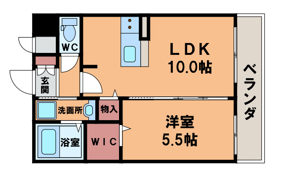 【間取り】 | THE TERRACE天王寺MK
