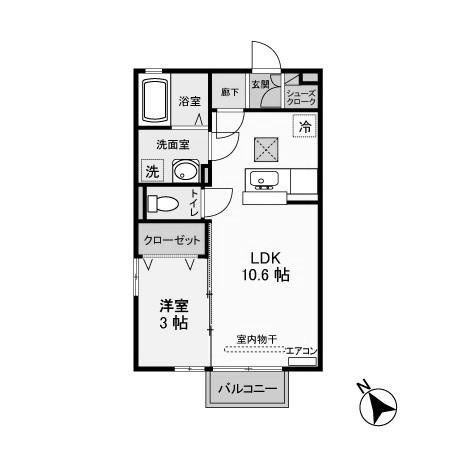 【間取り】 | アクシス　Ｃ