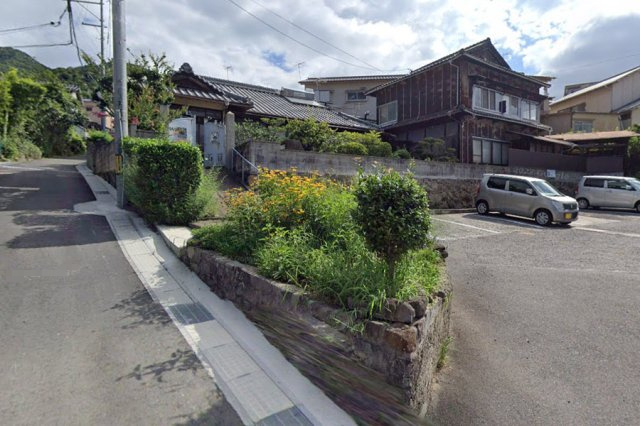 呉市西惣付町売地の前面道路含む現地写真