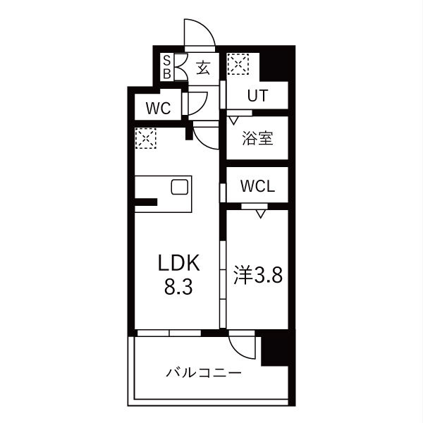 ESTONE HIGASHIOSAKAの間取り