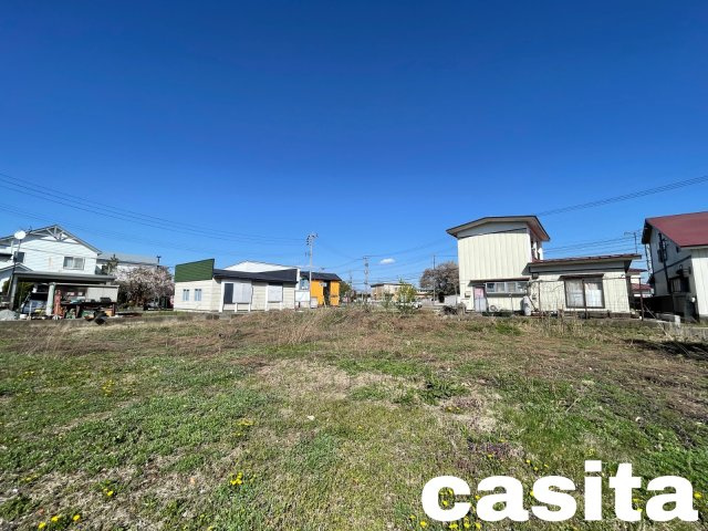 【外観】 | 【建築条件なし】大仙市四ツ屋 国道105号線近く 200坪超の住宅用地、資材置き場用地