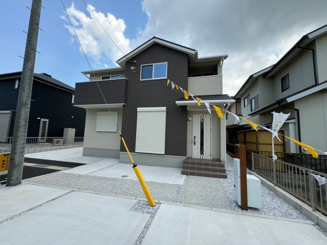 SUNCOURT－サンコート－小倉南区湯川新町1丁目　【小倉南区　新築戸建て】の外観|閑静な住宅地でのんびり過ごせます♪　【小倉南区　新築戸建て】