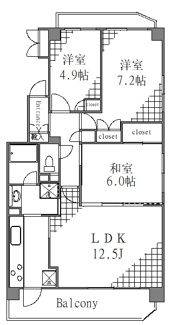 【間取り】 | フィオーレ深川
