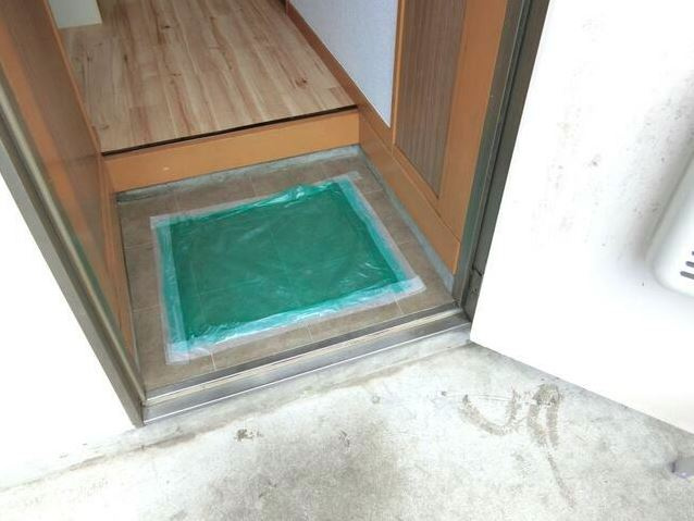 パークハイム旭が丘の玄関