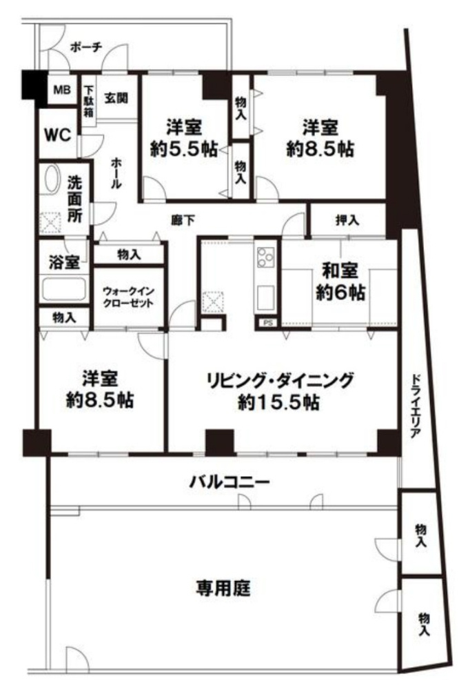 ライオンズマンション須磨妙法寺の間取り|ご内覧はお気軽にリクラス不動産販売までお問合せください