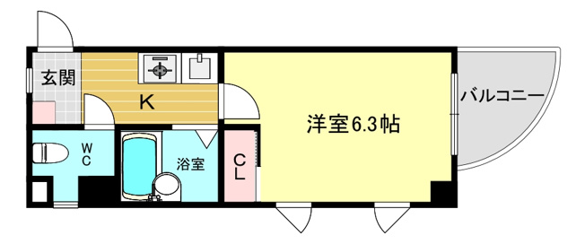 【間取り】 | 西宮ＳＫＹハイツ