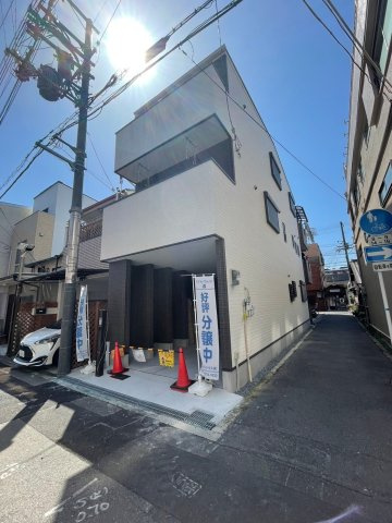 東成区大今里南５丁目新築戸建の前面道路含む現地写真