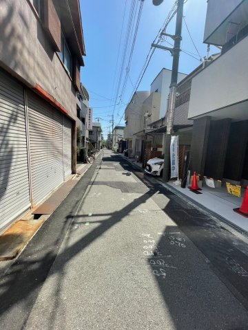 東成区大今里南５丁目新築戸建の前面道路含む現地写真