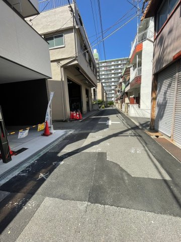 東成区大今里南５丁目新築戸建の前面道路含む現地写真