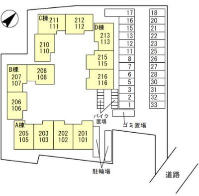 【区画図】 | Honu・Repos（ホヌ・ルポ）D棟