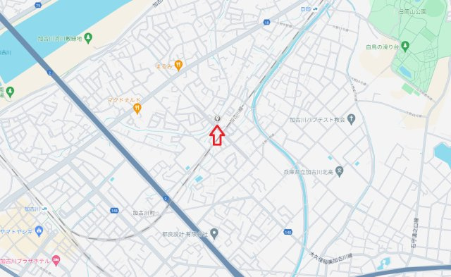【地図】 | 加古川市加古川町中津　中古戸建