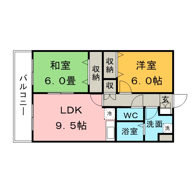 コンフォート21の間取り