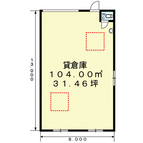 栗東市小柿９丁目の倉庫