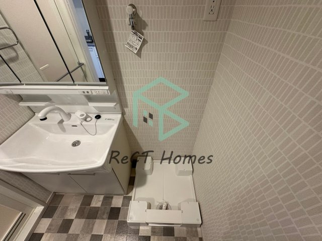 姫路市岡田の賃貸マンションの洗面所