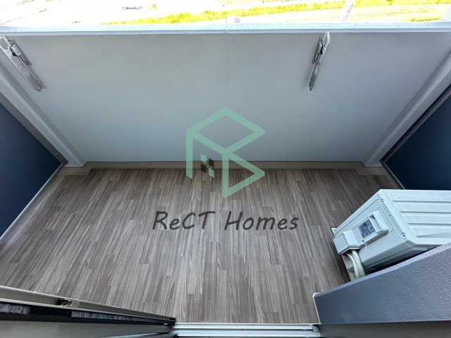 姫路市岡田の賃貸マンションのバルコニー