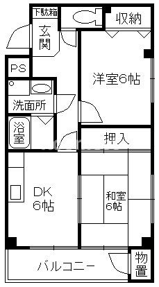 アルファアネックスの間取り
