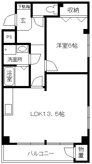 アルファアネックスの間取り