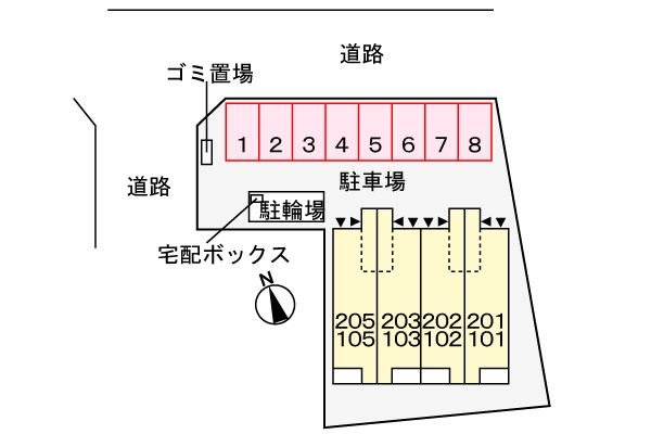 Ｓｅｒｅｎｏ青山の区画図