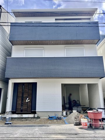 大東市新田西町新築戸建ての外観|現地外観！即日案内可能です！