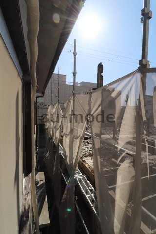 庄ハイツのバルコニー