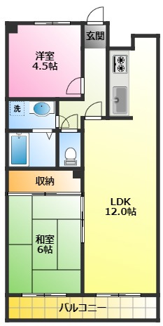 ラ・プリメーラの間取り|インターネット無料でご利用いただけます♪