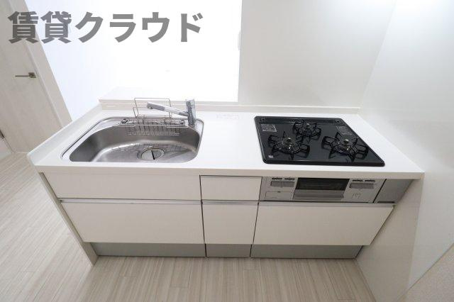 ヴェルメゾンおゆみ野Ａのキッチン|キッチンでお料理をお楽しみください