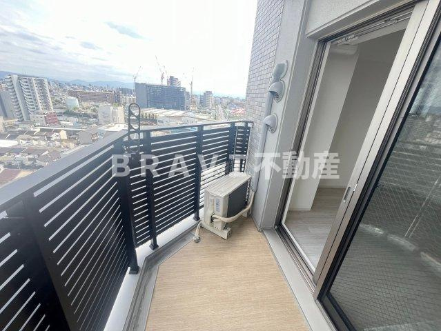 クレストタップ京橋のバルコニー|【クレストタップ京橋】バルコニー付きです