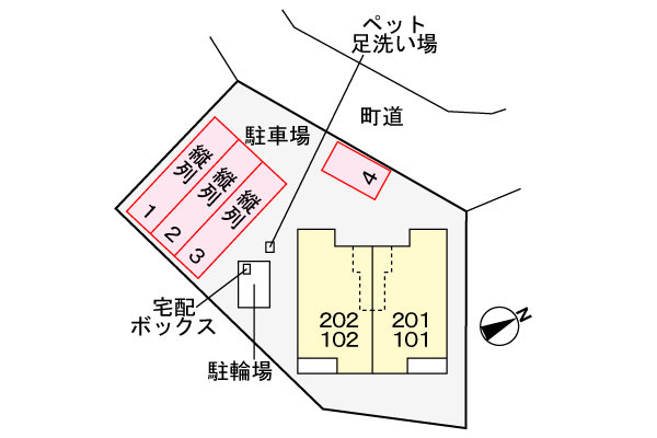 ラッフィナートの区画図