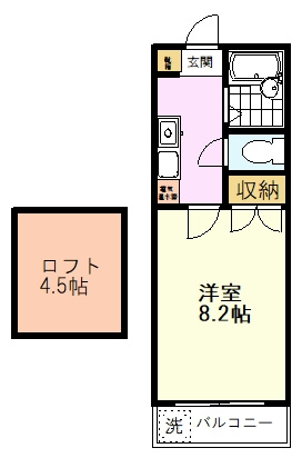 【間取り】 | フラットウエストⅡ | 間取り