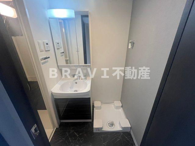S-RESIDENCE城東SEVERの洗面所