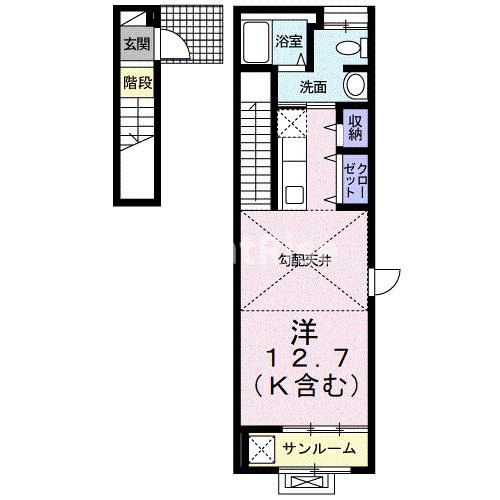 クリーン・カーサ東島の間取り|間取図