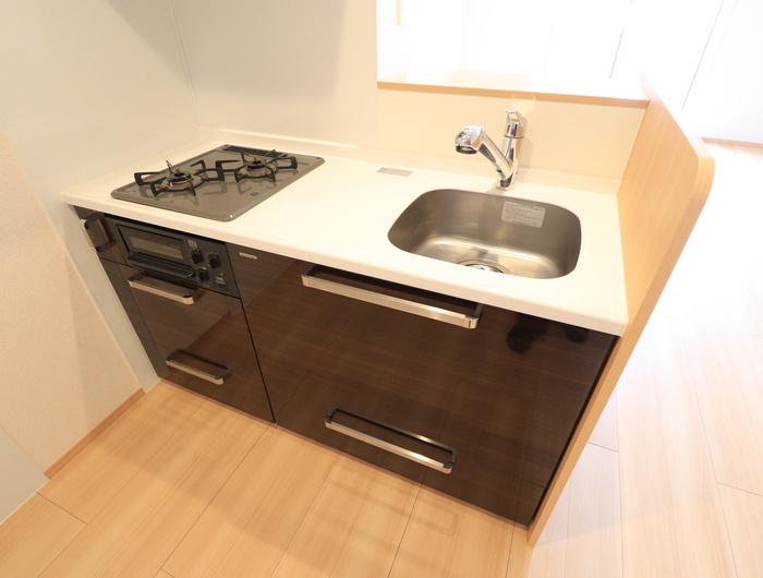 熊本市中央区琴平本町のアパートのキッチン