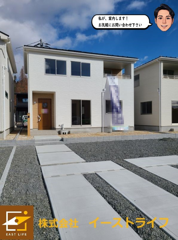 好間町上好間3期5棟の外観|完成いたしました！　2号棟の外観です（1/26写真撮影）
