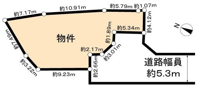 明石市魚住町西岡の土地図