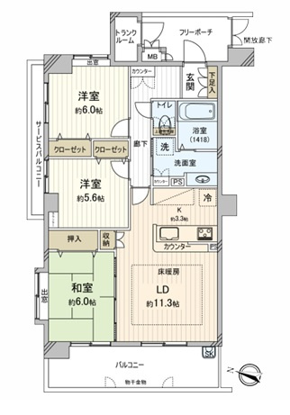 【間取り】 | アステールふじみ野アバンシー