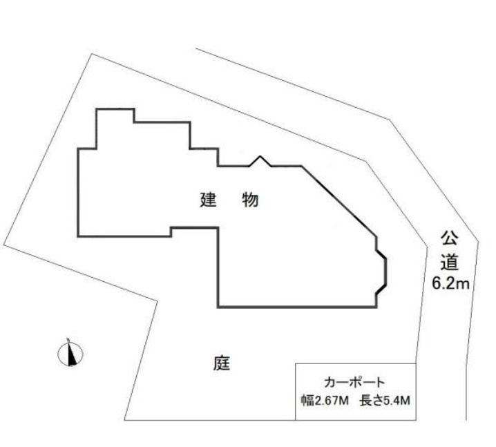 土浦市永国東町　中古戸建の区画図