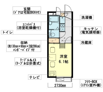 エクセル道場北の間取り