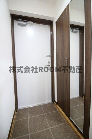 ルミナス下川東の玄関|明るい玄関です