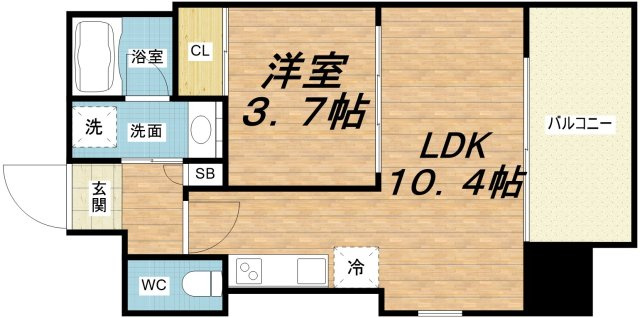【間取り】 | プレジオ弁天町