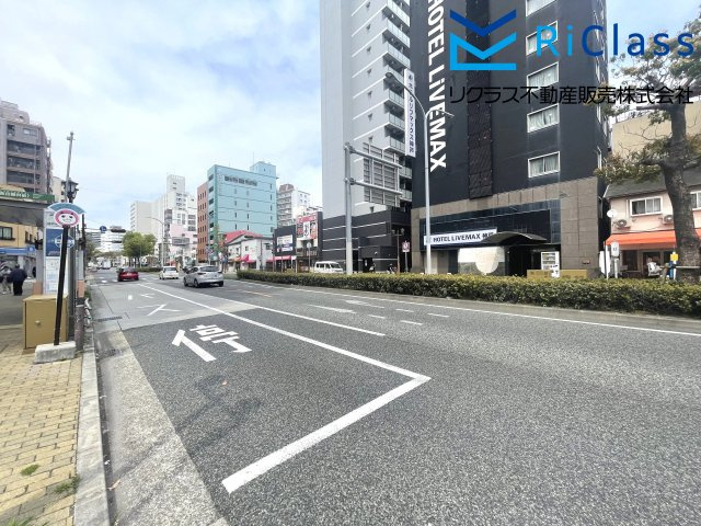 ワコーレKOBE水木通の周辺|マンション前の道路です
