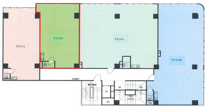 栗東市安養寺８丁目の店舗事務所の間取り