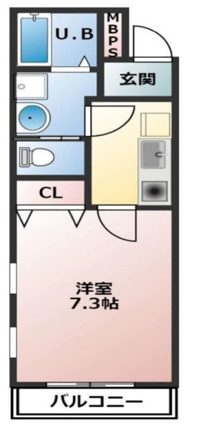 サンマリン海岸通の間取り