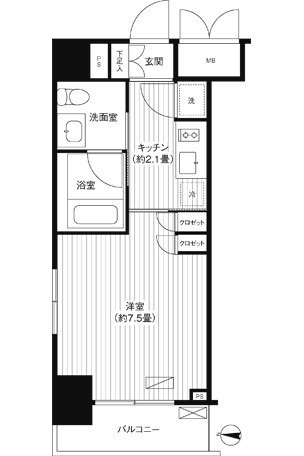 【間取り】 | グランハイツ錦糸町