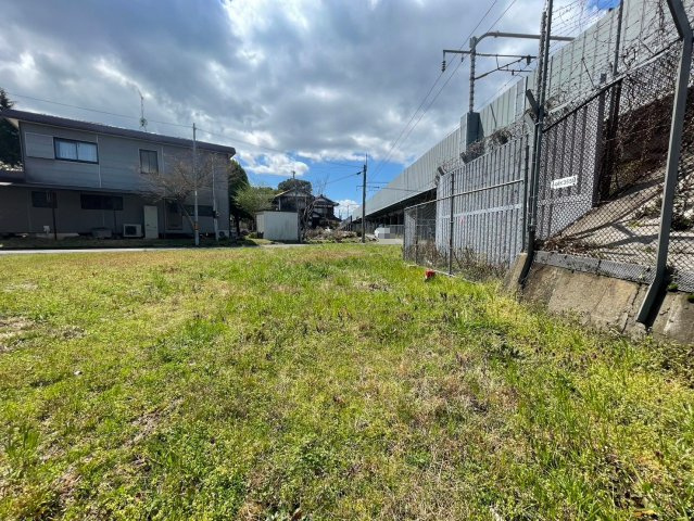 野洲市上屋　建築条件無し売土地の外観